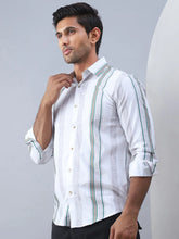 Striped Casual Shirt for Men-SF-983Off-White